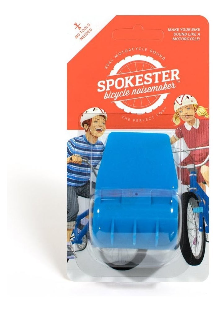 SPOKESTER Bicycle Noisemaker - Realistic Motorcycle Sound for Kids' Bikes - Image 1